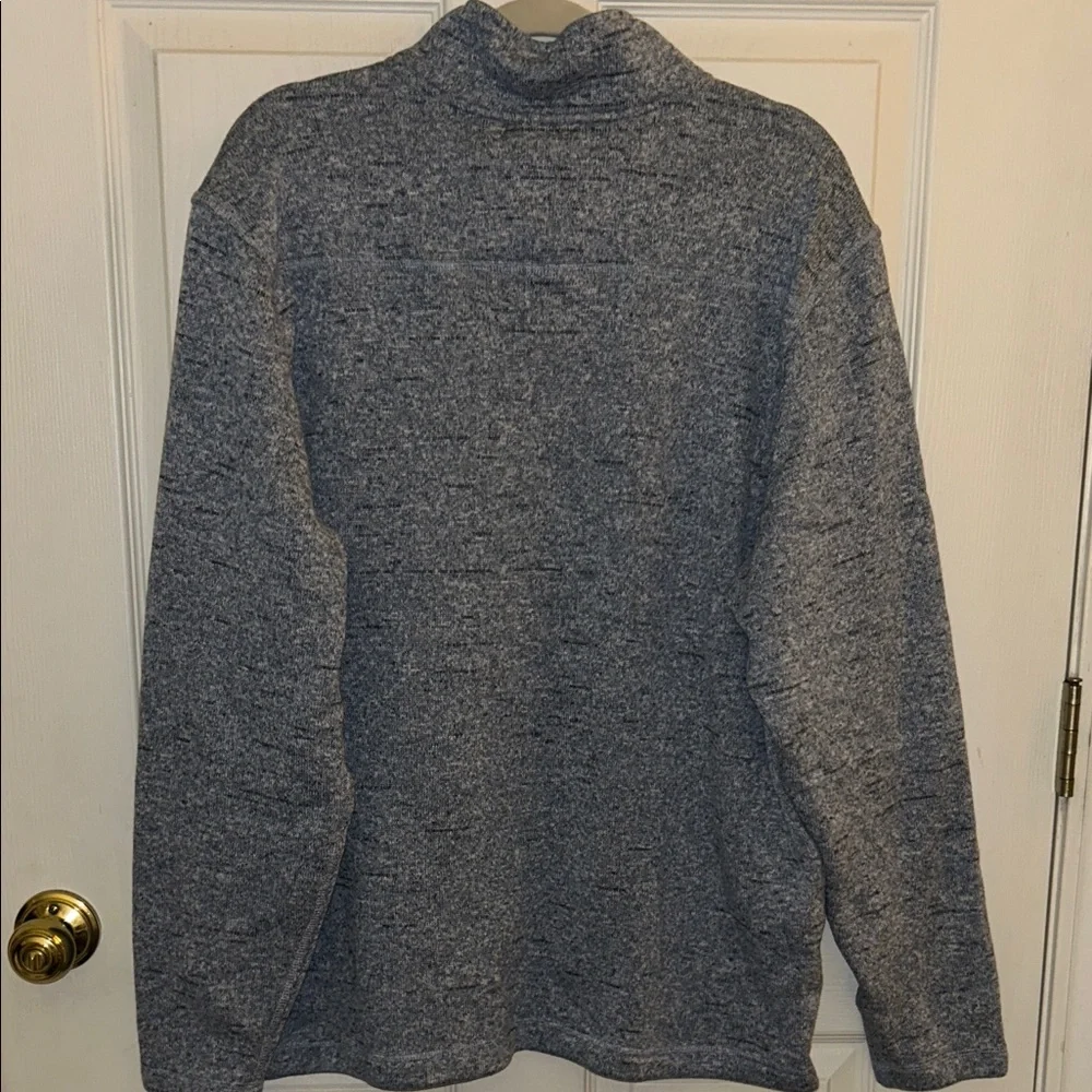 Tommy Bahama Mens‎ Glacier Bay Heathered Blue Quarter Zip Pullover Size XL - Picture 7 of 11